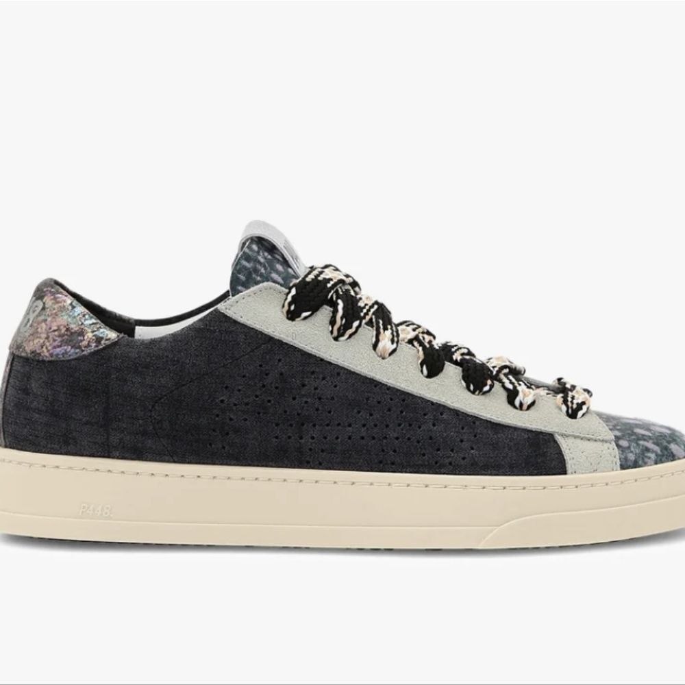 P448 Jack Denim Thea Sneaker- Metallic - Picture 4 of 12
